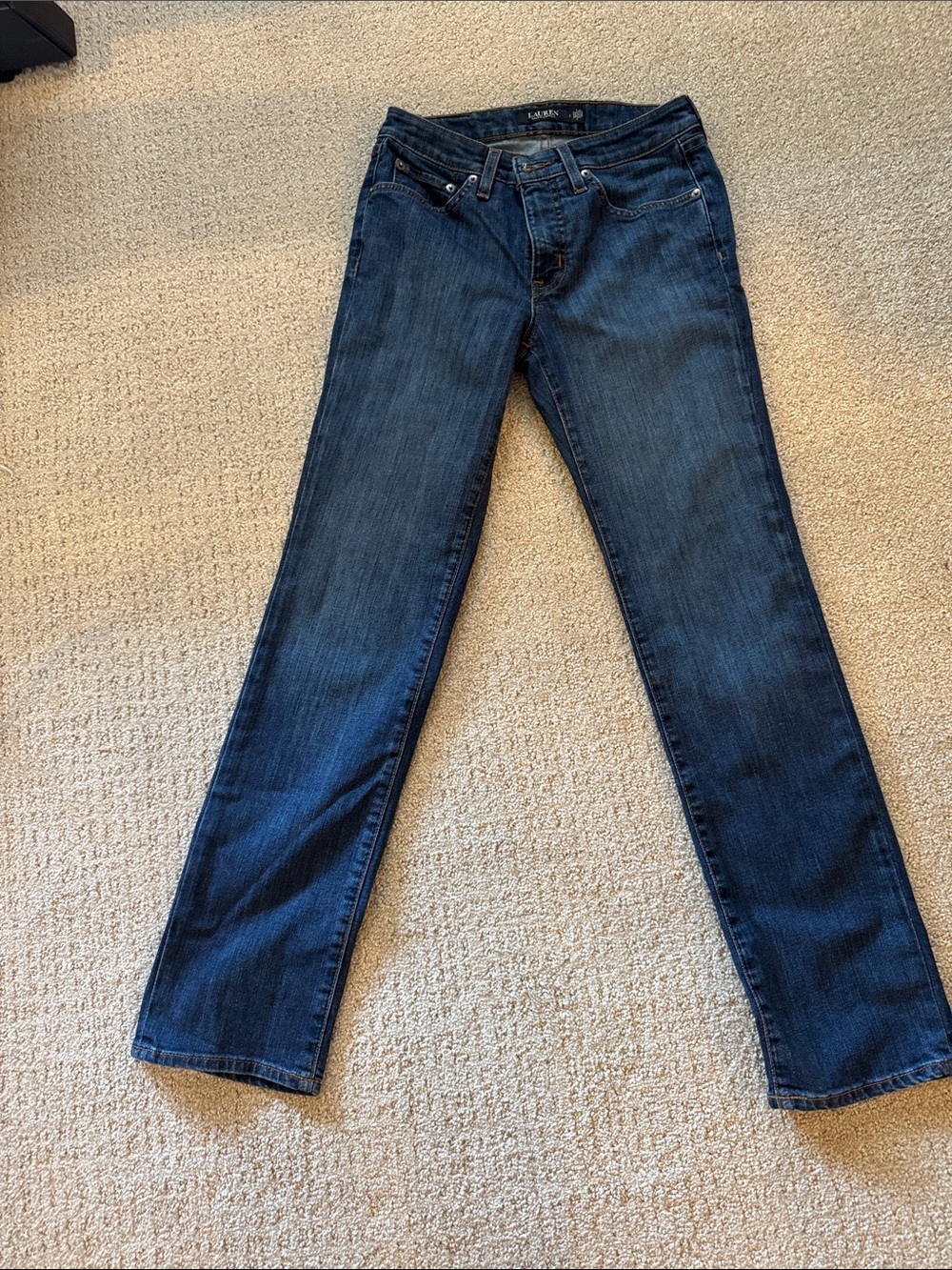 Lauren Ralph Lauren Indigo Straight-Leg Women’s Jeans